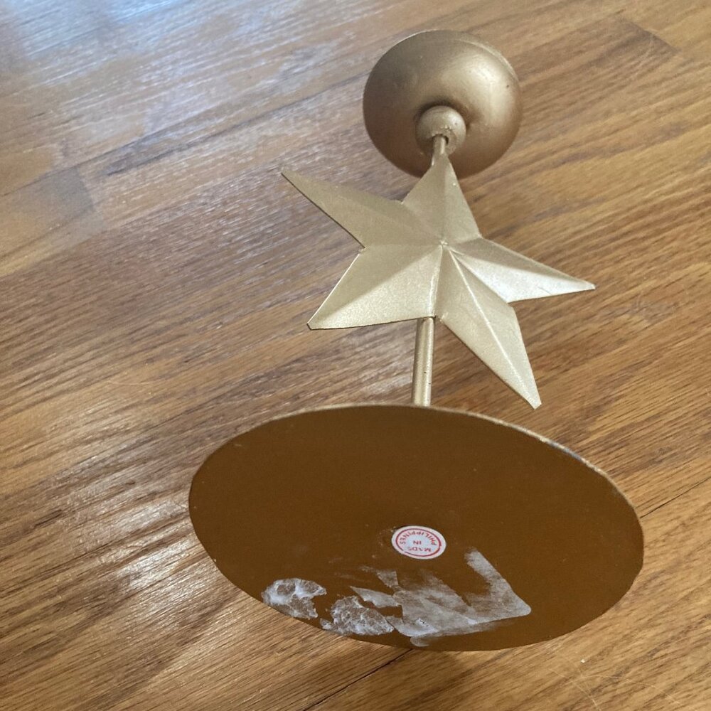 Celestial Moon & Star Candlestick Holders - Set of 2 - Picture 10 of 15